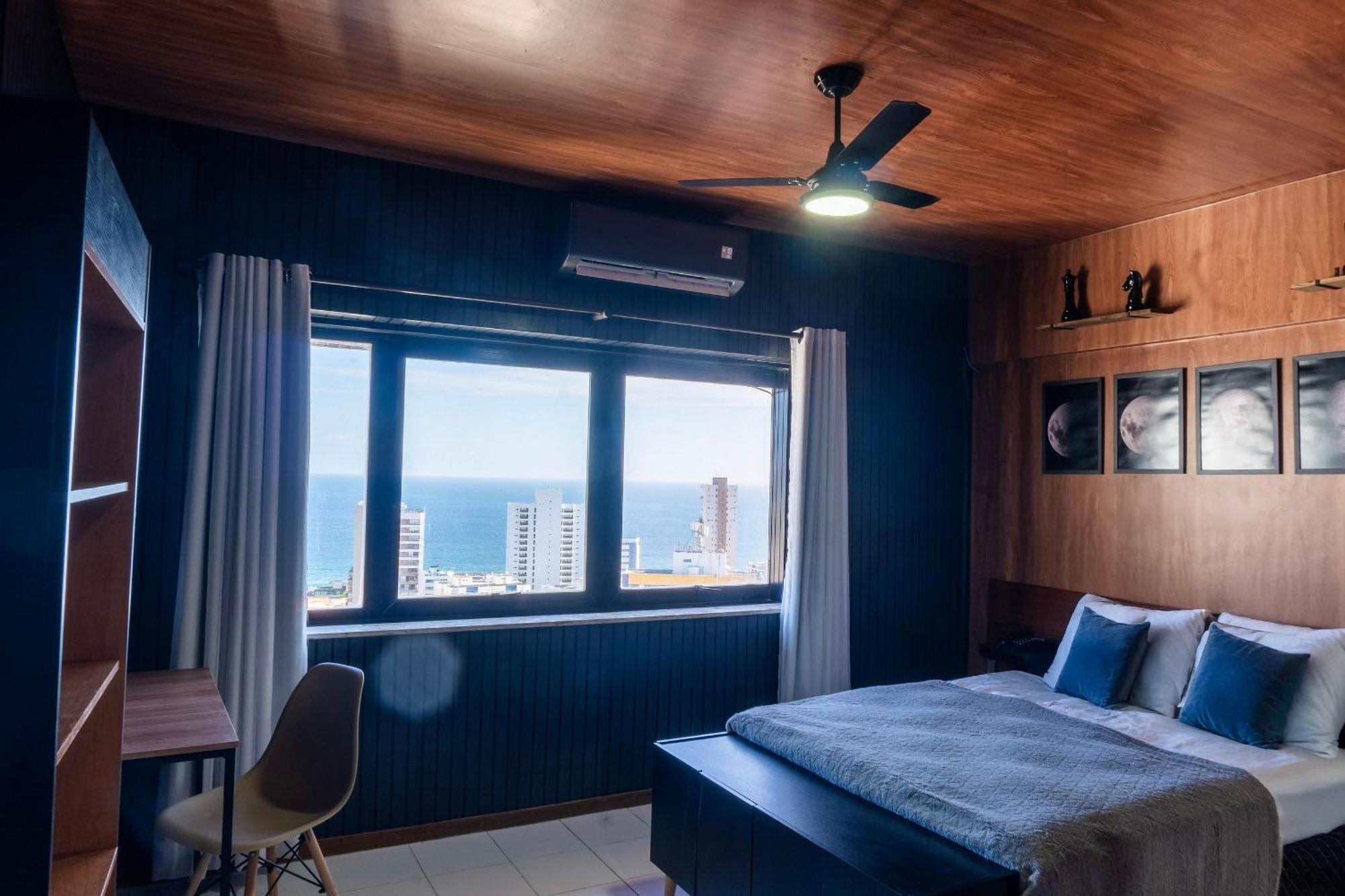 סלבאדור Lindo Studio Vista Mar Na Barra Com Piscina No Rooftop Do Edf, Proximo Ao Porto Da Barra מראה חיצוני תמונה